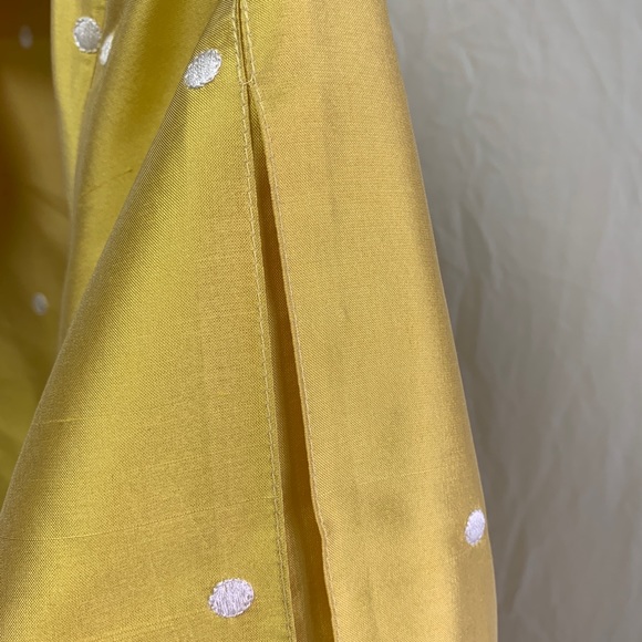 Connie Roberson Yellow Silk polkadot crop jacket - Picture 4 of 8
